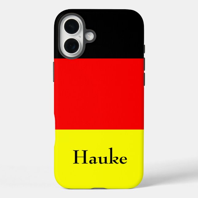 Personalised German Flag Case-Mate iPhone Case (Back)