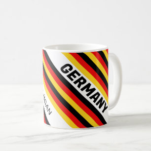 Personalised German Flag Coffee Mug