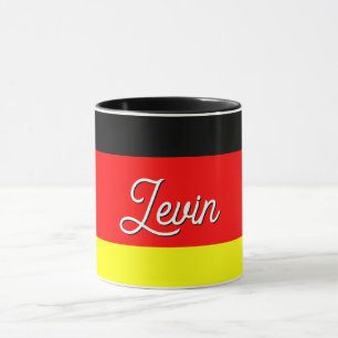 Personalised German Flag Combo Mug