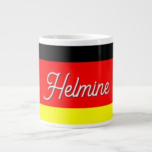 Personalised German Flag Large Coffee Mug