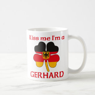 Personalised German Kiss Me I'm Gerhard Coffee Mug
