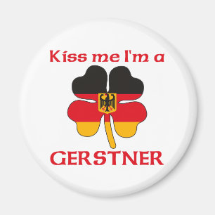 Personalised German Kiss Me I'm Gerstner Magnet