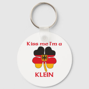 Personalised German Kiss Me I'm Klein Key Ring