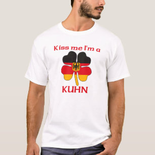 Personalised German Kiss Me I'm Kuhn T-Shirt