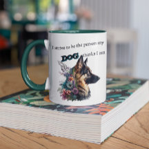 Personalised German Shepherd Dog-Lover Coffee Mug