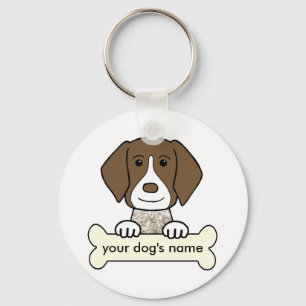 Personalised German Shorthaired Pointer Key Ring