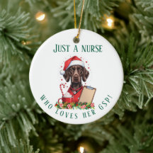 Personalised German Shorthaired Pointer Nurse Chri