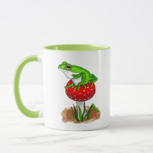 Personalised Get Froggy with It   Funny Frog Mug
