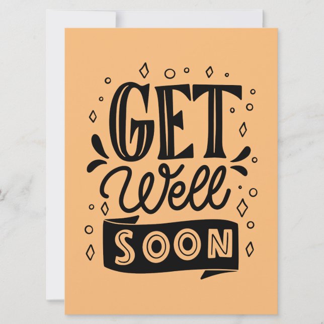 Personalised Get Well soon Card (Front)