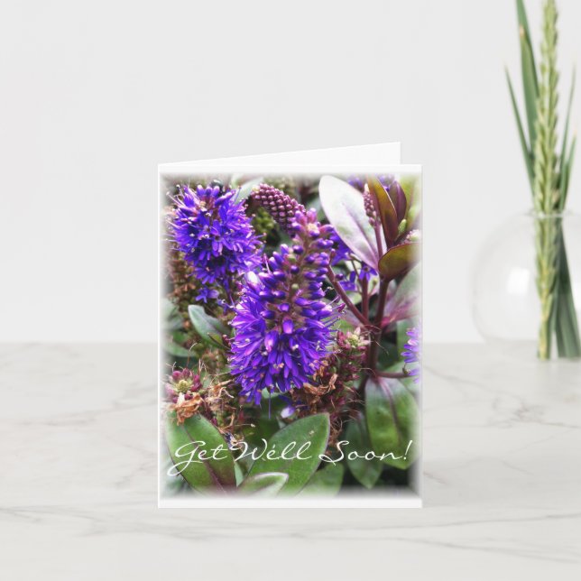 Personalised Get Well Soon Note Card (Front)