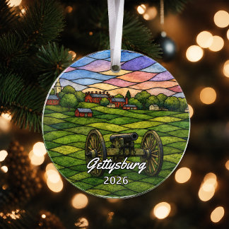 Personalised Gettysburg National Military Park Acr Ornament