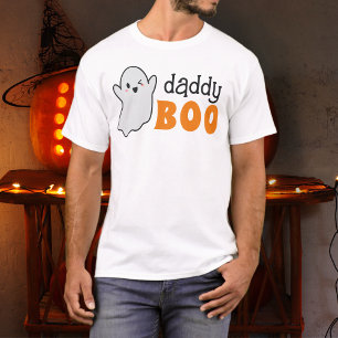Personalised Ghost Daddy Boo Family Halloween T-Shirt