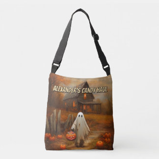 Personalised Ghost Trick-or-Treat Bag for Kids