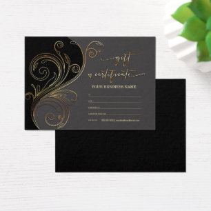 Personalised  Gift Certificate Template Printable