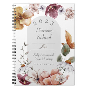 Personalised gift for 2023 JW pioneer Notebook
