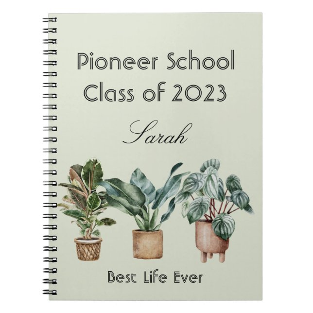 Personalised gift for 2023 JW pioneer   Notebook (Front)