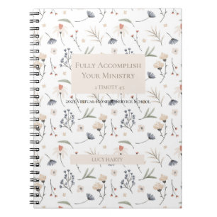 Personalised gift for 2023 JW pioneer sisters Notebook