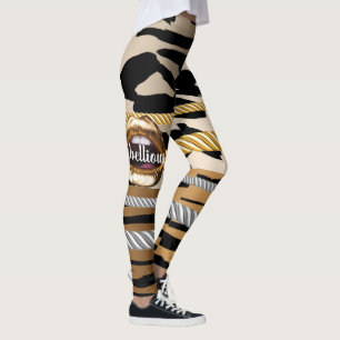 Personalised Gift for Birthday, Bride, Wedding Leggings