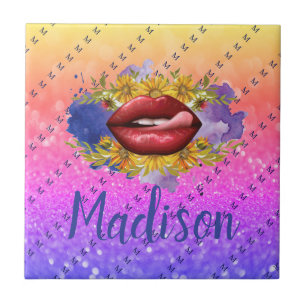 Personalised Gift for Bridesmaid, Wedding, Wife Ceramic Tile