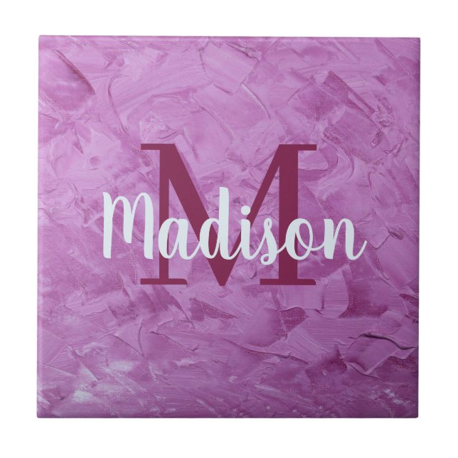 Personalised Gift for Bridesmaid, Wedding, Wife Ceramic Tile (Front)