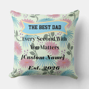 Personalised Gift for Dad Father's Day Gift Cushion