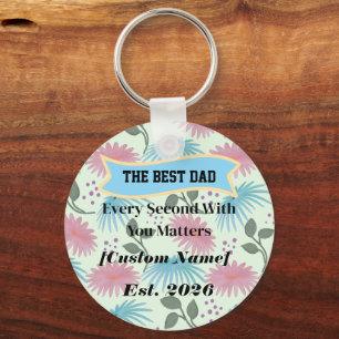 Personalised Gift for Dad Father's Day Gift Key Ring