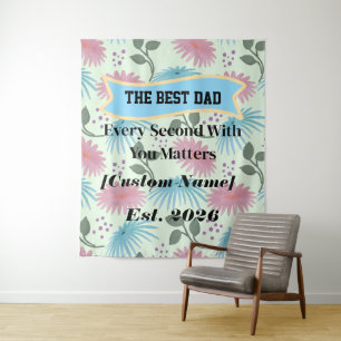 Personalised Gift for Dad Father's Day Gift Tapestry