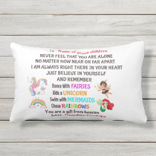 Personalised Gift for GrandChildren Lumbar Cushion