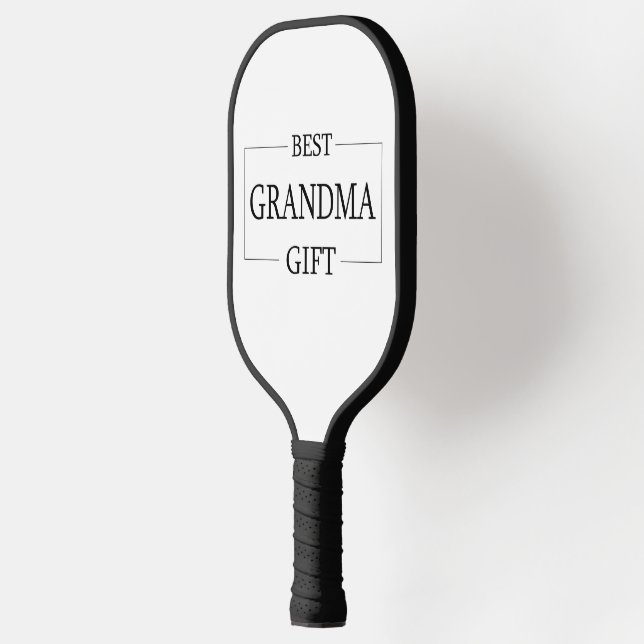 Personalised Gift For Grandma Grandmother Birthday Pickleball Paddle (Left)