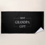 Personalised Gift For Grandpa Grandfather Birthday Beach Towel<br><div class="desc">You can customise it with your photo,  logo or with your text.  You can place them as you like on the customisation page. Modern,  unique,  simple,  or personal,  it's your choice.</div>