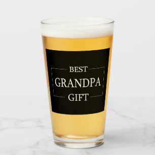 Personalised Gift For Grandpa Grandfather Birthday Glass