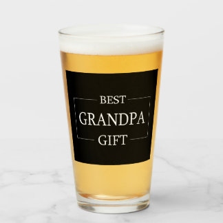 Personalised Gift For Grandpa Grandfather Birthday Glass