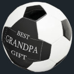 Personalised Gift For Grandpa Grandfather Birthday Soccer Ball<br><div class="desc">You can customise it with your photo,  logo or with your text.  You can place them as you like on the customisation page. Modern,  unique,  simple,  or personal,  it's your choice.</div>