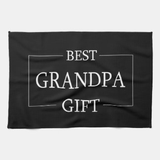 Personalised Gift For Grandpa Grandfather Birthday Tea Towel