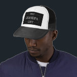 Personalised Gift For Grandpa Grandfather Birthday Trucker Hat<br><div class="desc">You can customise it with your photo,  logo or with your text.  You can place them as you like on the customisation page. Modern,  unique,  simple,  or personal,  it's your choice.</div>