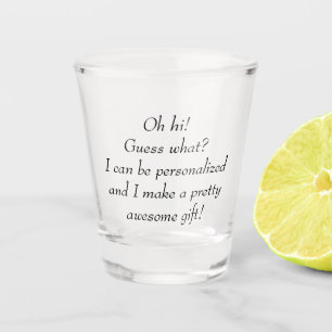 Personalised gift for him, gift for her, groomsman shot glass