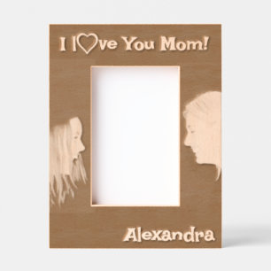 Personalised Gift for Mum Etched Frames