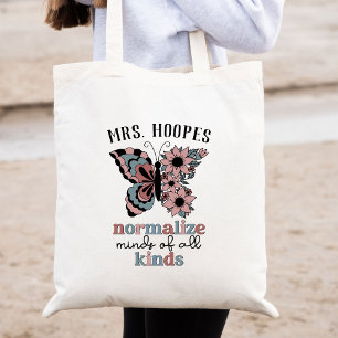 Personalised Gift For Neurodivergent Sped Teacher Tote Bag