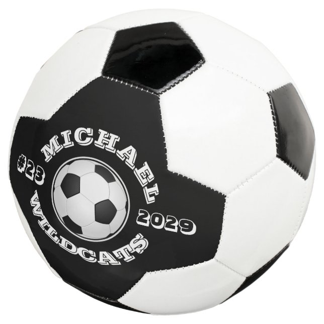 Personalised Gift for Soccer Player  Ball (Three Quarter)