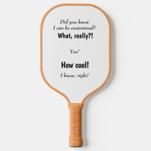 Personalised gift, gifts for her, gifts for him pickleball paddle
