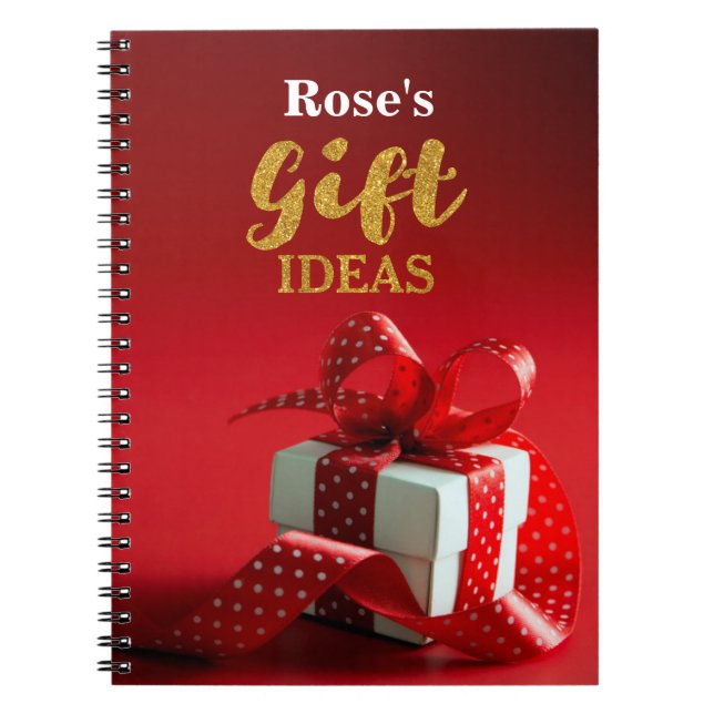 Personalised Gift Ideas Book (Front)