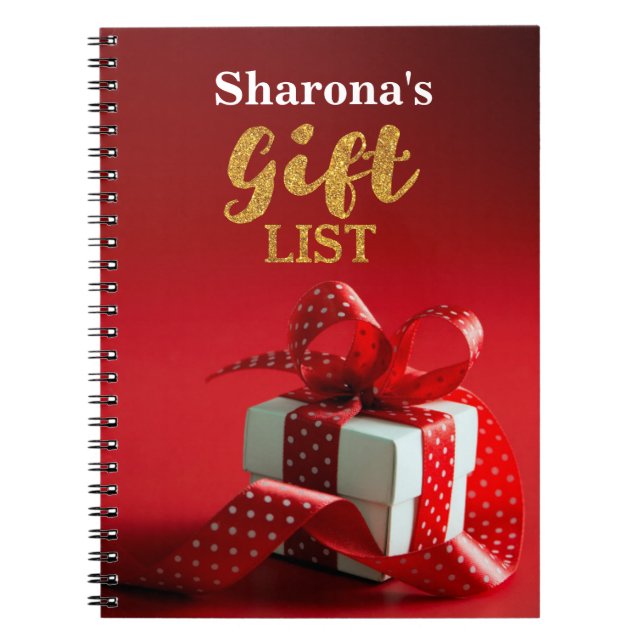 Personalised Gift List Book (Front)