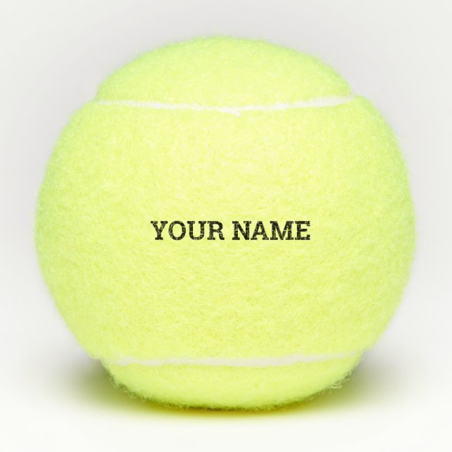 Personalised Gift Tennis Balls (Front)