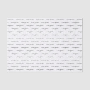 Personalised Gift Tissue HAMbyWG Tissue Paper