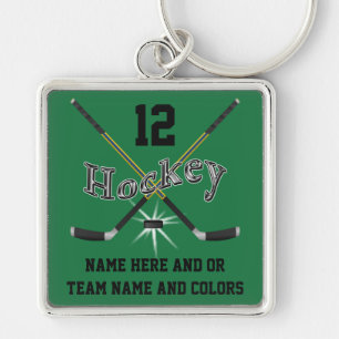 Personalised Gifts for Hockey Players, Keychains