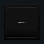 Personalised Gifts For Men Black Large Gift Box<br><div class="desc">Personalised gifts for men - black large gift box with customisable text. You can create your own,  just add your name. Unique gifts for men for birthday,  Christmas,  Father's Day or any other day... </div>