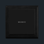 Personalised Gifts For Men Black Small Gift Box<br><div class="desc">Personalised gifts for men - black small gift box with customisable text. You can create your own,  just add your name. Unique gifts for men for birthday,  Christmas,  Father's Day or any other day... </div>