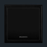 Personalised Gifts For Men Large Black Gift Box<br><div class="desc">Personalised gifts for men - large black gift box with customisable text. You can create your own,  just add your name. Unique gifts for men for birthday,  Christmas,  Father's Day or any other day... </div>