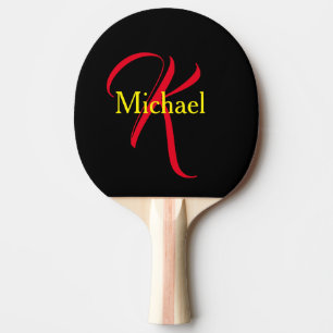Personalised Gifts For Men - Monogrammed Ping Pong Paddle