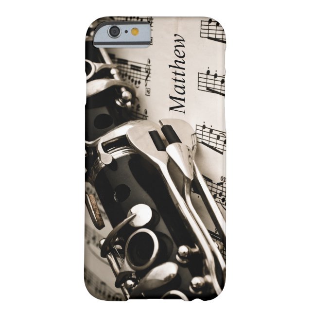 Personalised Gifts for Oboists Clarinetists Case-Mate iPhone Case (Back)
